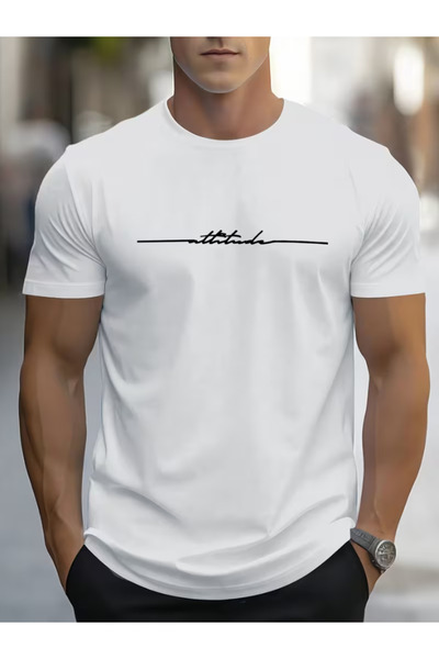 NOURAM Men'S Retro Fashion T-Shirt Plus Size Men'S Round Neck Short Sleeve Top ﻿