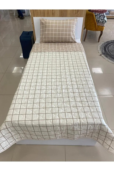 mihriban Καπιτονέ Κρεβατάκι Διπλής Όψης - Σετ Πικέ με Μαξιλαροθήκη