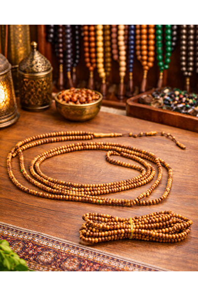 SUFİ TESBİH & ESANS VE HEDİYELİK 500’lük Cennet Ağacı Tesbih | Doğal Ahşap El...