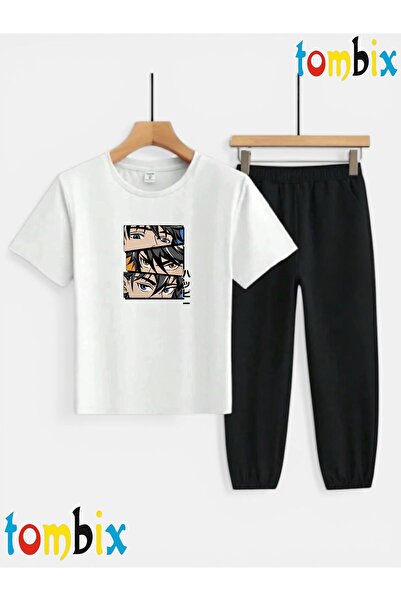 tombix SET PENTRU COPII: TRICOU CU IMPRIMEU MANKONI, PANTALONI DE TRENING (CU...