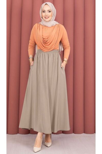 Zec Style - MODAL CEBLİ ETEK - STANDART