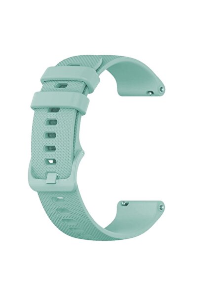 SILKASE Elite Liquid Silicone Smartwatch Strap (20mm), Cyan Blue