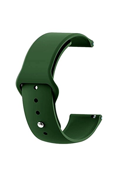 SILKASE Curea Υγρό Λουράκι Σιλικόνης για Smartwatch (22mm), Πράσινο Army