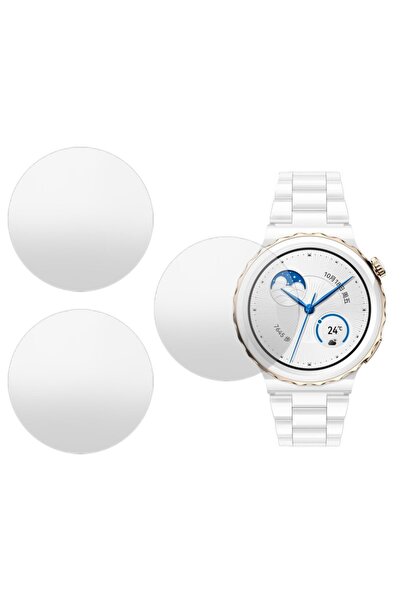 SILKASE Σετ 3 Φιλμ Σιλικόνης Πλήρους Κάλυψης Οθόνης για Huawei Watch GT 3 PRO...