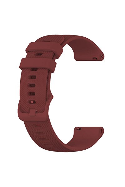 SILKASE Λουράκι Smartwatch Elite από Υγρή Σιλικόνη (20mm), Κερασί