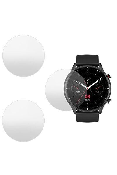SILKASE Σετ 3 Φιλμ Σιλικόνης Πλήρους Κάλυψης για Xiaomi Amazfit GTR 2 Sport (...