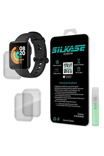 SILKASE Σετ 3 Φιλμ Σιλικόνης Πλήρους Κάλυψης Οθόνης για Xiaomi Mi Watch Lite ...