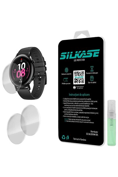 SILKASE Σετ 3 Φιλμ Σιλικόνης Πλήρους Κάλυψης Οθόνης για Huawei Watch GT 2 (46...