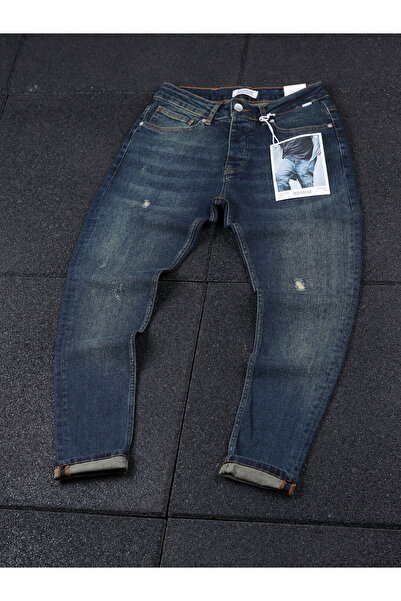 erkek mavi denim pantolon