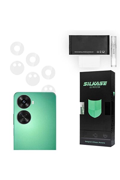 SILKASE Σετ 3 φύλλων προστασίας κάμερας από σιλικόνη για Huawei nova 12 SE