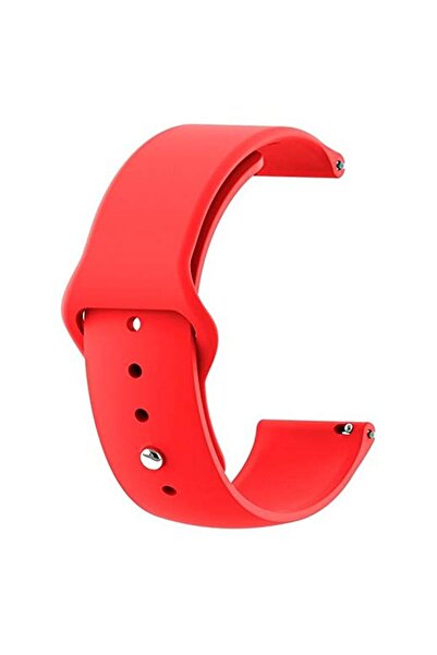 SILKASE Λουράκι Smartwatch από Υγρή Σιλικόνη (20mm), Κόκκινο