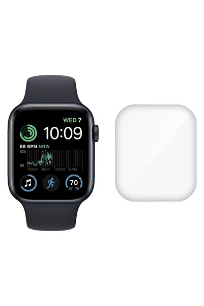 SILKASE Σετ 3 Φιλμ Σιλικόνης Πλήρους Κάλυψης Οθόνης για Apple Watch 44mm (Σει...
