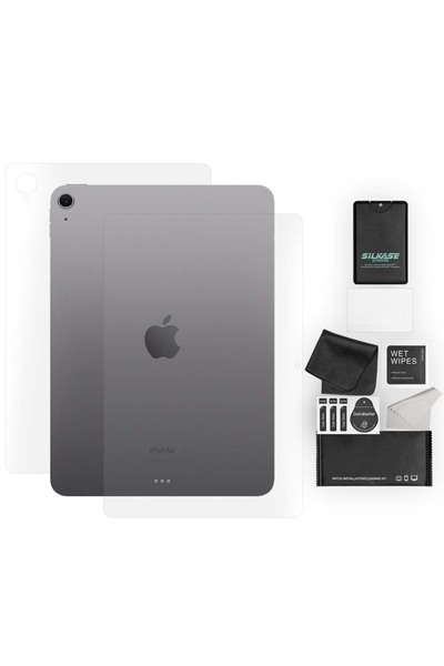SILKASE Σετ 2 ματ θηκών σιλικόνης για Apple iPad Air 13 " (2024), προστασία t...