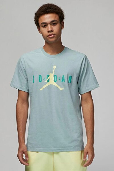 Nike Μπλουζάκι Jordan Air με γραφικό σχέδιο Wordmark, Πορτοκαλί, Μπλουζάκι Jo...