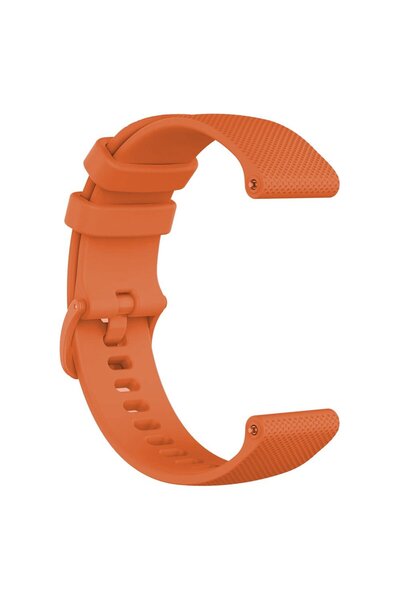SILKASE Λουράκι Smartwatch Elite από Υγρή Σιλικόνη (20mm), Πορτοκαλί