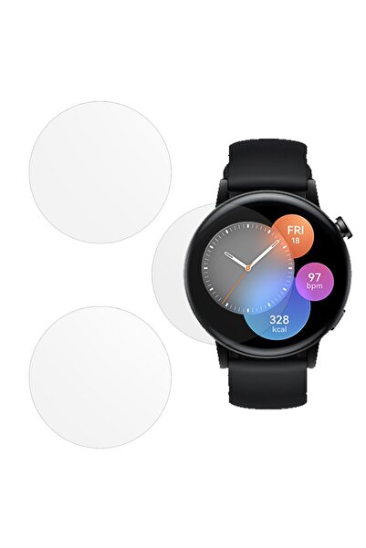 SILKASE Σετ 3 Φιλμ Σιλικόνης Huawei Watch GT 3 (46mm - 1.43 ίντσες), Ματ