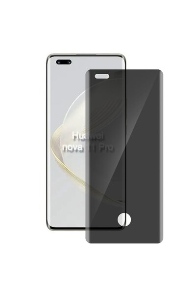 SILKASE Μεμβράνη προστασίας οθόνης UV για Huawei Nova 11 pro, Πλήρης κόλλαση,...