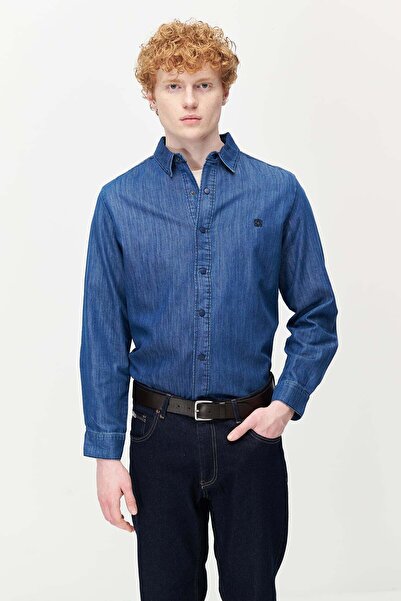 PAULMARK Ανδρικό τζιν πουκάμισο