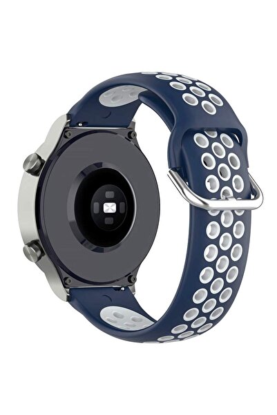 SILKASE Αθλητικό λουράκι υγρής σιλικόνης για Smartwatch (22mm), Ναυτικό Μπλε/...