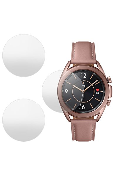 SILKASE Σετ 3 Φιλμ Σιλικόνης Πλήρους Κάλυψης για Samsung Watch 3 (41mm), Ματ
