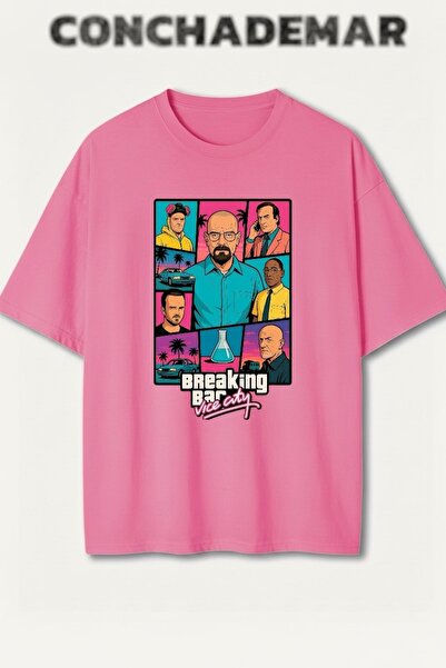 Vordevia Μπλουζάκι από βαμβάκι υψηλής ποιότητας με στάμπα Breaking Bad