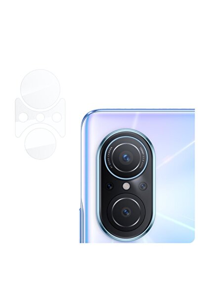 SILKASE Σετ 3 φύλλων προστασίας κάμερας από σιλικόνη για Huawei Nova 9 SE