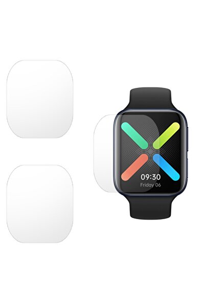 SILKASE Σετ 3 Φιλμ Σιλικόνης Πλήρους Κάλυψης για Oppo Watch (46mm), Ματ