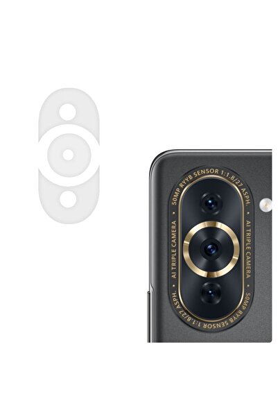 SILKASE Σετ 3 φύλλων προστασίας κάμερας για Huawei Nova 10 Pro, σιλικόνης