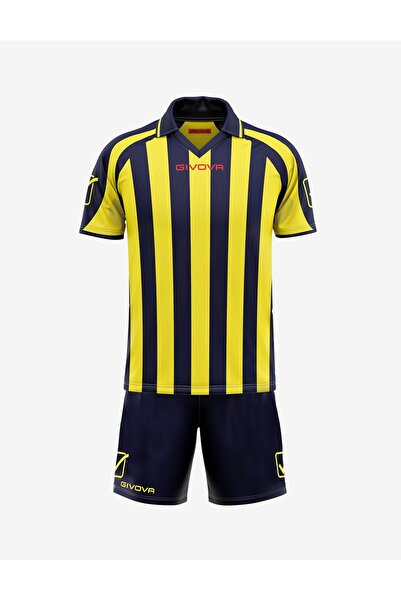 Givova MC GIVOVA Σετ Υποστηρικτή, ναυτικό μπλε με κίτρινο, XL - KITC24