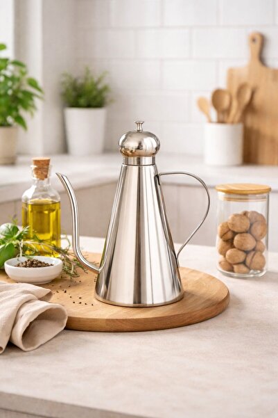 Qerhome Stainless Steel Inox Oil & Sauce Bowl 1000 ml 1 Piece