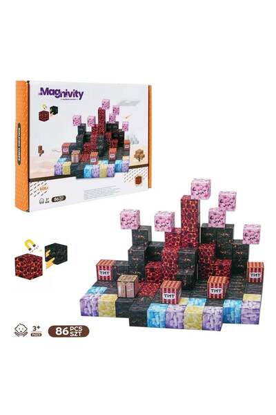MEGA Magnivity Manyetik Bloklar 86 Parça