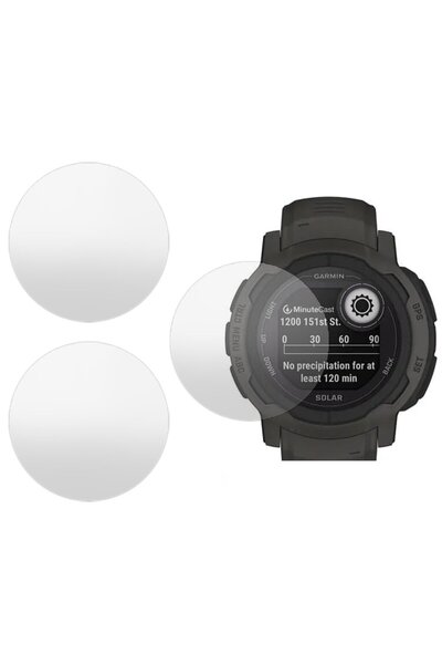 SILKASE Σετ 3 Φιλμ Σιλικόνης Πλήρους Κάλυψης Οθόνης Garmin Instinct 2 (45mm -...