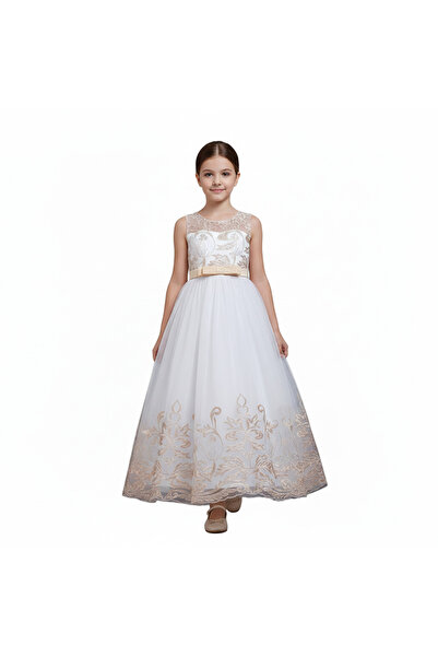ddaniela D' Daniela - Lace Applique Ball Gown Dress - Multicolor - 4Y to 12Y