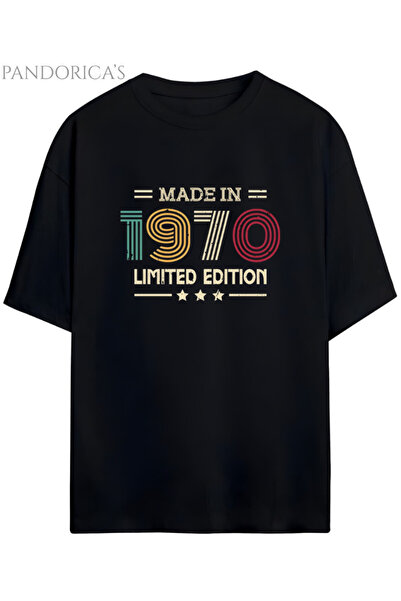 Grafftee Clothing Tricou unisex din bumbac din seria Pandorica's Vintage 1970...