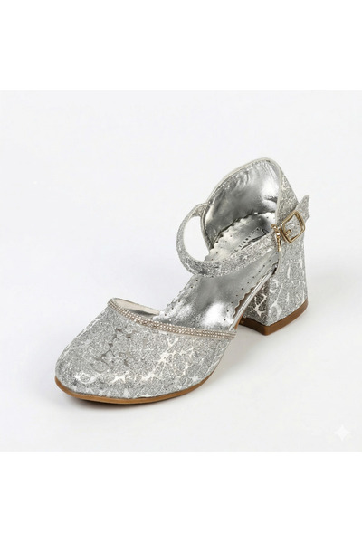 PİCO KİDS Βραδινά παπούτσια με τακούνι Arz Simli 4 εκ. για κορίτσια