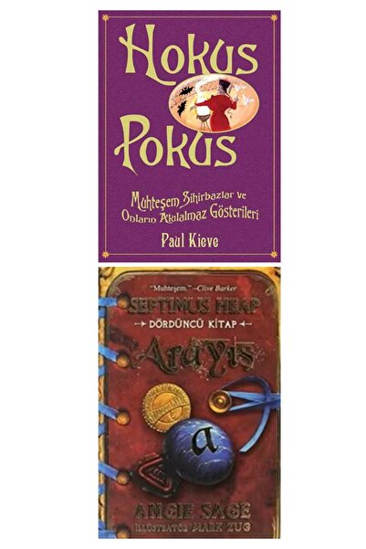 Tudem Yayınları Fantastic Stories Set of 2 (Hocus Pocus-Septimus Heap Quest)
