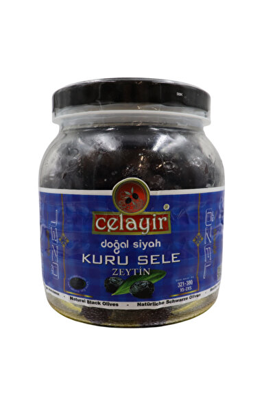 Celayir Zeytin Αποξηραμένες μαύρες ελιές σε λάδι, Σελαγίρ, XS-2XS 321-380, 90...