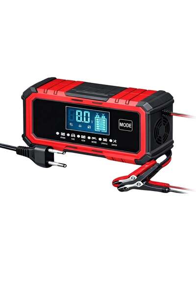 auhma AOC22 Otomatik Seçim Dijital Ekran 12/24 V Akıllı Akü Şarj ve Onarım Ci...