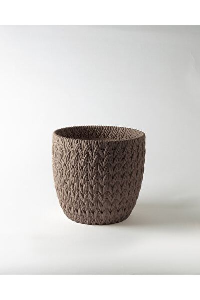 Madame Coco Dolly Saksı - Vizon - 26 cm