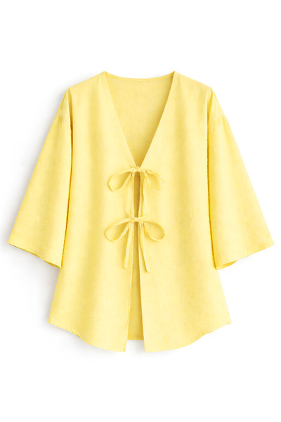SevdeUgur Κιμονό τουνίκ με δέσιμο μπροστά – Υπερμεγέθη, Νέα Συλλογή, Άνετη Εφ...
