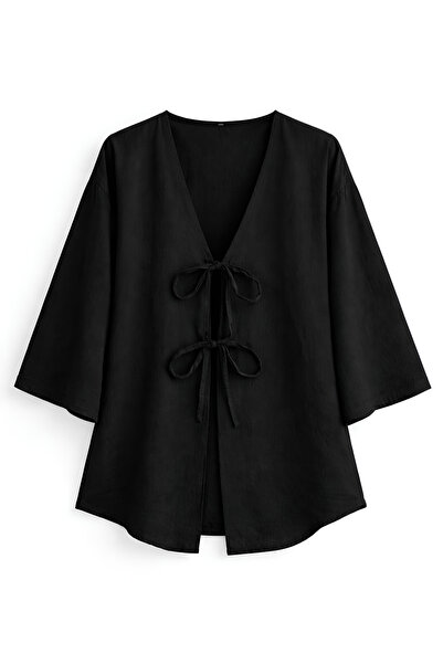 SevdeUgur Κιμονό τουνίκ με δέσιμο μπροστά – Υπερμεγέθη, Νέα Συλλογή, Άνετη Εφ...
