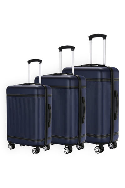 SHOWKOO Luggage Set 3-piece Hard Shell Suitcase TSA Lock with Universal Wheel...