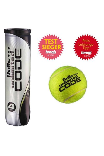 Balls Unlimited Code Black Tenis Topu 4'lü