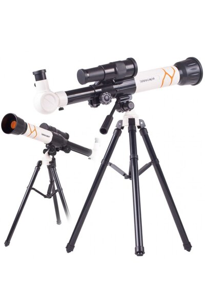 MalPlay Telescop astronomic pentru copii Malplay, diametru lentila 6.5 cm, pr...