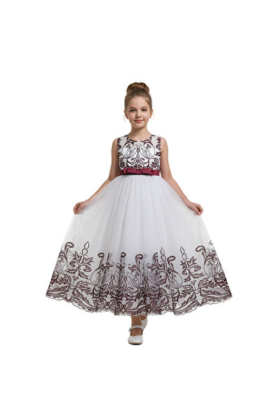 ddaniela D' Daniela - Lace Applique Ball Gown Dress - Multicolor - 4Y to 12Y