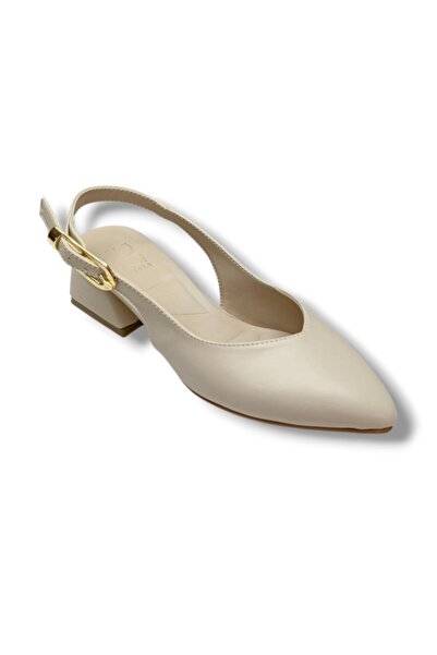 C shoes Γόβες με ψηλό τακούνι - Λευκό - Χαμηλό τακούνι (1-4 cm)