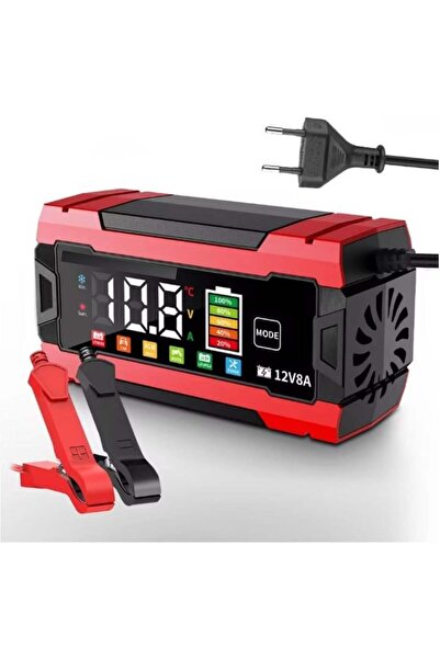 auhma AOC11 12V 8A Dijital Ekranlı Akıllı Akü Şarj ve Onarım Cihazı