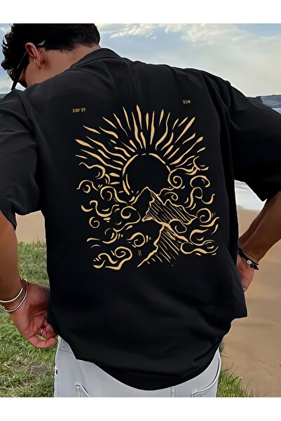 yiou trendy clothing تي شيرت رجالي بأكمام قصيرة، مصنوع من قطن نقي 100% بتصميم...