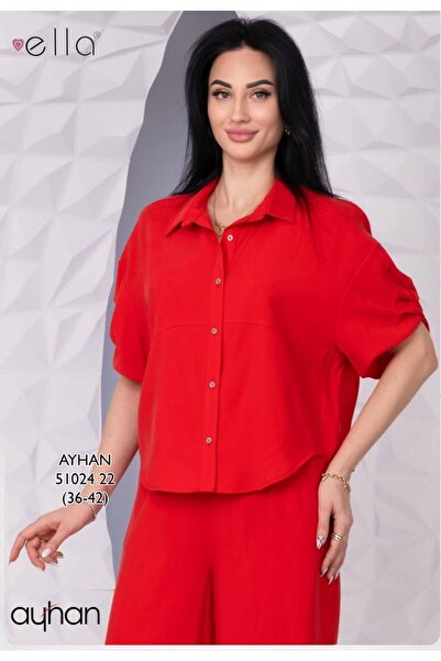 AYHAN Σετ δύο τεμαχίων - Κόκκινο - Σύντομο