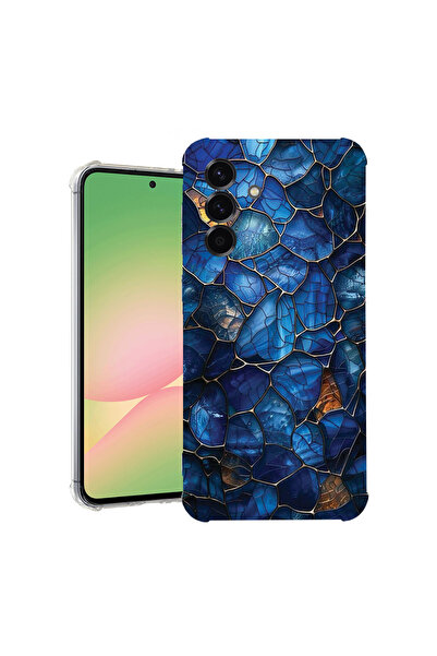 bestcase Αντικραδασμική Θήκη για Samsung Galaxy A55, Φλοράλ - Βιτρό Ορτανσία,...